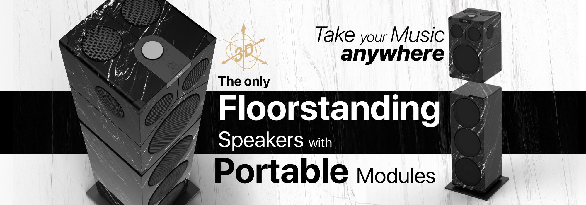 3D-Sound Floorstanding Speakers